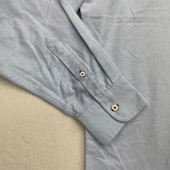 UNTUCKit Shirt Mens 3XL Blue Long Sleeve Collared Button Up Cotton - Picture 5 of 10